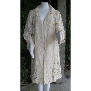 Haute Couture Lace Coat From France